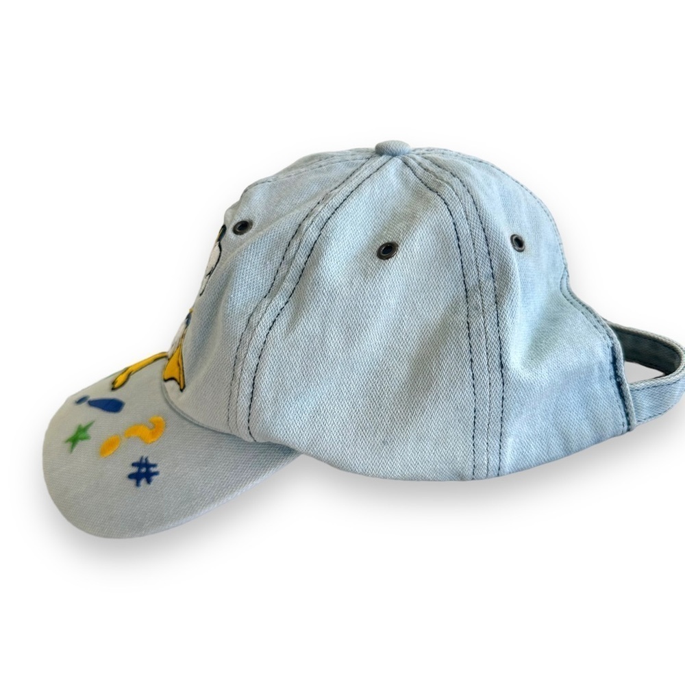 Disney Hat Angry Cursing Donald Duck Denim Snapback Vtg 90’s Goofys Hat Co​​​​​ - Picture 3 of 6